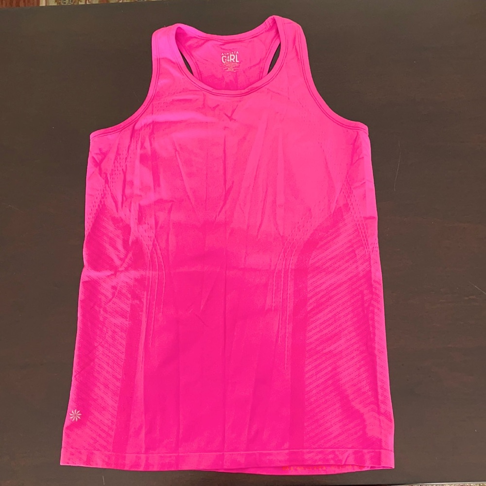 Athleta Girls Power Up Tank pink xxl /16